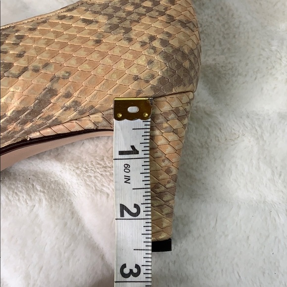 D’ Rossana Snakeskin Print Heels - Picture 7 of 8